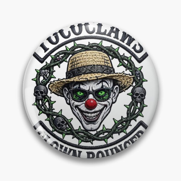 Item preview, Clown Bouncer Killer Jester | Biker Patch Horror Graphic designed and sold by TOCOCLAWS.