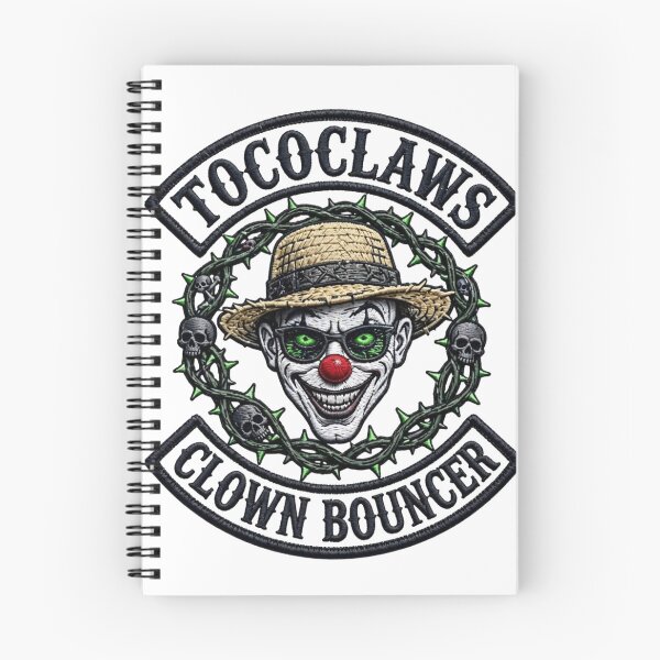 Item preview, Clown Bouncer Killer Jester | Biker Patch Horror Graphic designed and sold by TOCOCLAWS.