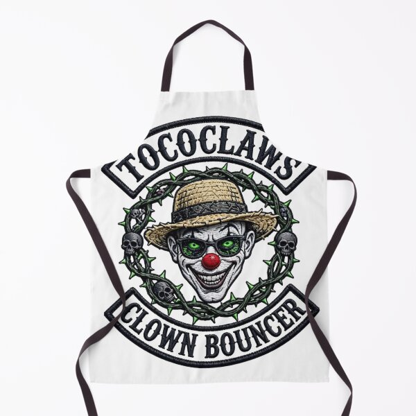 Item preview, Clown Bouncer Killer Jester | Biker Patch Horror Graphic designed and sold by TOCOCLAWS.