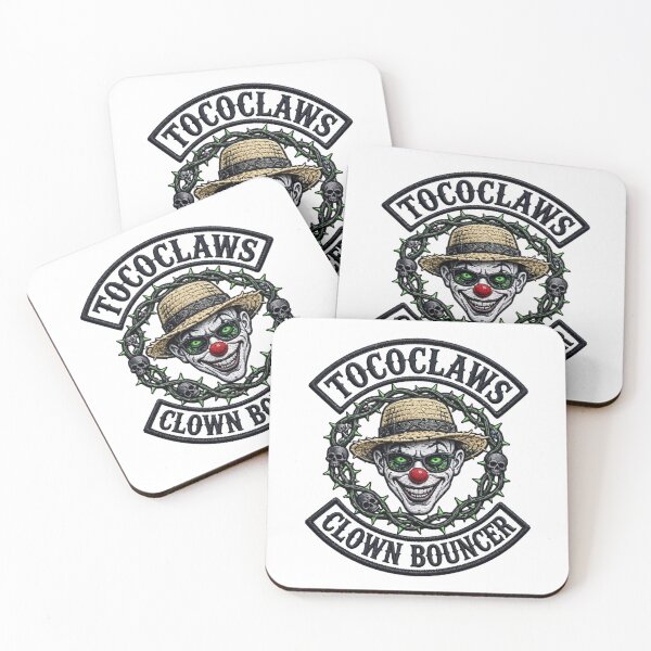 Item preview, Clown Bouncer Killer Jester | Biker Patch Horror Graphic designed and sold by TOCOCLAWS.