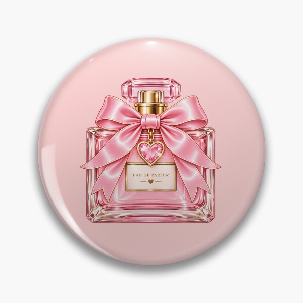 Item preview, Pink Perfume Bottle Sticker | Coquette Bow Perfume | Cute Girly Beauty Aesthetic designed and sold by StickyDelights.