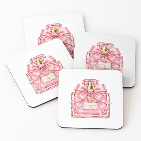 Item preview, Pink Perfume Bottle Sticker | Coquette Bow Perfume | Cute Girly Beauty Aesthetic designed and sold by StickyDelights.