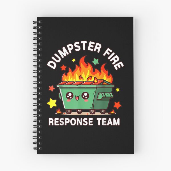 Item preview, Dumpster Fire Response Team Funny Relatable Chaos Stress Humor designed and sold by Crookedorbit ⭐⭐⭐⭐⭐ .