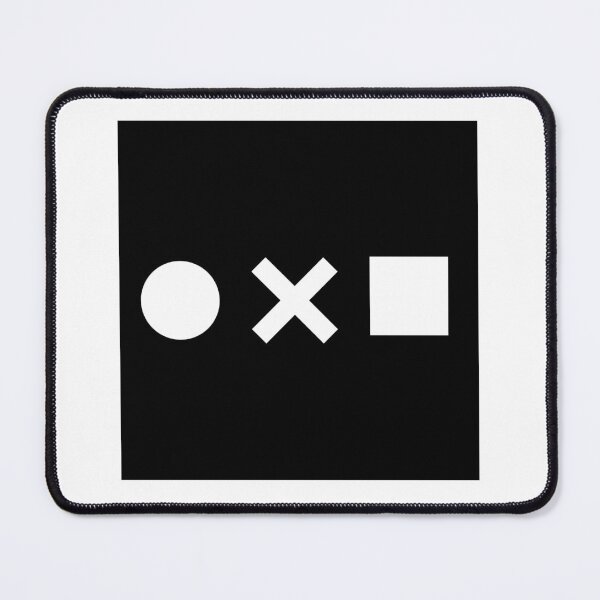 Item preview, Circle Cross Square Shapes Icon on Black Background designed and sold by Jeffclimbing.