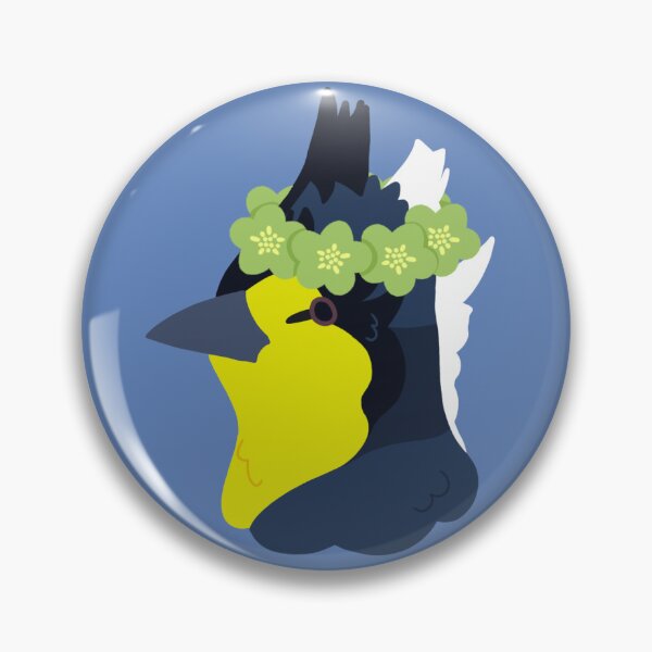 Item preview, CBS Sticker - (OC) Clive the Yellow Tit designed and sold by ClumsyPillbug.