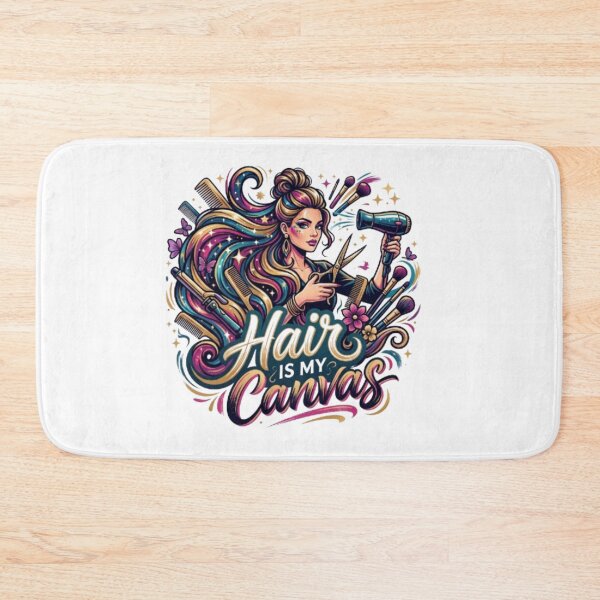 Item preview, Hair Is My Canvas - Hairstylist & Cosmetologist Gift designed and sold by PixelStyle Studio.