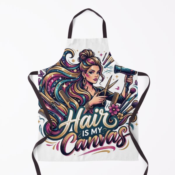 Item preview, Hair Is My Canvas - Hairstylist & Cosmetologist Gift designed and sold by PixelStyle Studio.