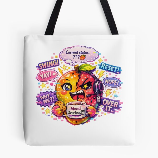 Item preview, Mood Overload – Pastel Kawaii Fruit Chaos designed and sold by Sommium .