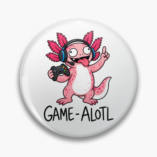 Item preview, Game Alotl Funny Axolotl Gamer Cartoon designed and sold by ShirtWreck.