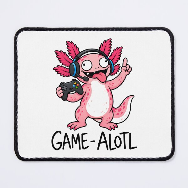 Item preview, Game Alotl Funny Axolotl Gamer Cartoon designed and sold by ShirtWreck.