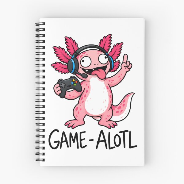 Item preview, Game Alotl Funny Axolotl Gamer Cartoon designed and sold by ShirtWreck.