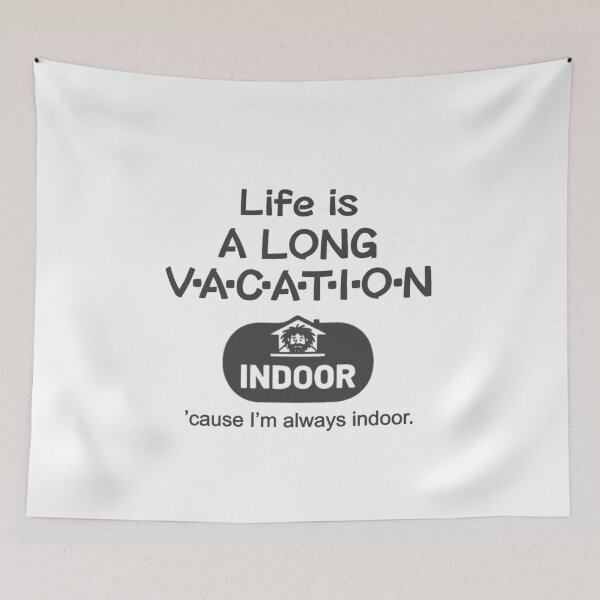 Item preview, INDOOR_A LONG VACATION designed and sold by Working Sloth from Japan.