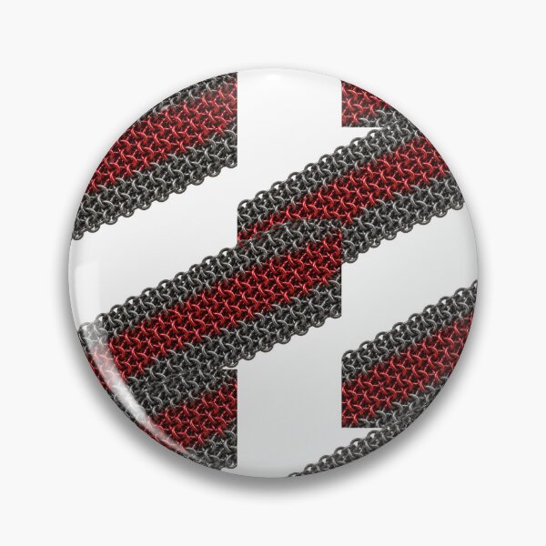 Item preview, Crimson Red and Metallic Chainmail | Medieval Armor Pattern designed and sold by RUSH-Idea.
