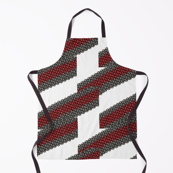 Item preview, Crimson Red and Metallic Chainmail | Medieval Armor Pattern designed and sold by RUSH-Idea.