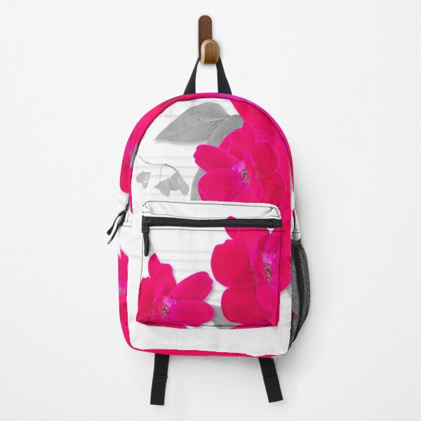 Item preview, Crayola Red Rugosa Rose Flowers on Grayscale designed and sold by Dahneray1.