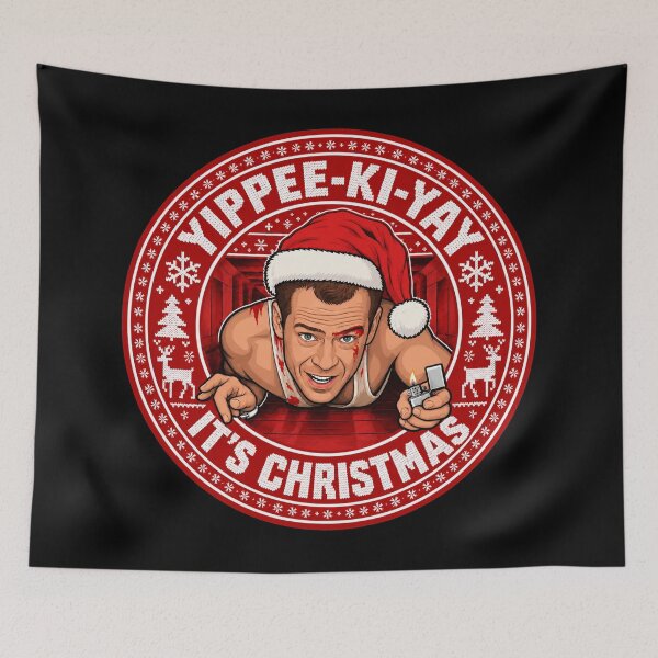 Item preview, Yippee Ki Yay Christmas designed and sold by Olena Du.