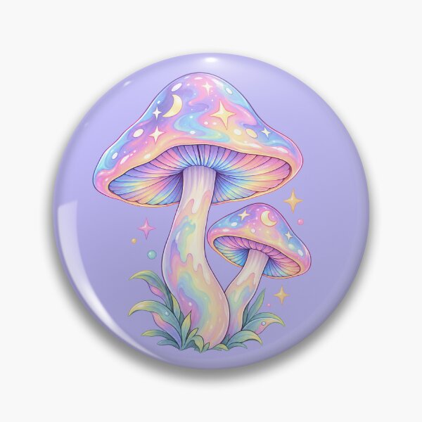 Item preview, Pastel Cosmic Magic Mushroom Duo designed and sold by Skyrocketz.