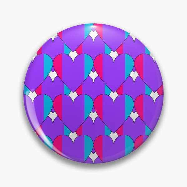 Item preview, Heart With Androgyne Flag Pattern designed and sold by TheIconSmith.