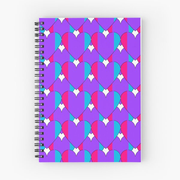 Item preview, Heart With Androgyne Flag Pattern designed and sold by TheIconSmith.