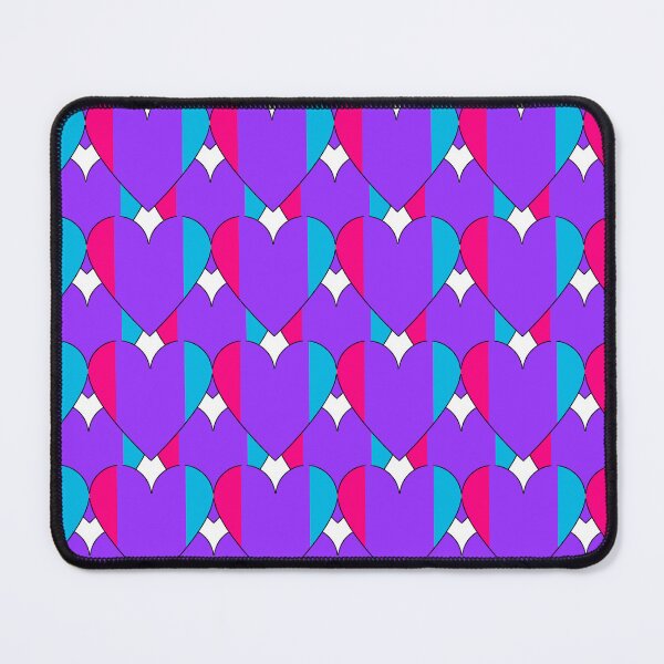 Item preview, Heart With Androgyne Flag Pattern designed and sold by TheIconSmith.