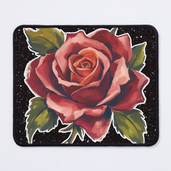 Item preview, Elegant Rose – Botanical Floral Digital Art Design designed and sold by Neha-Daily-Art.