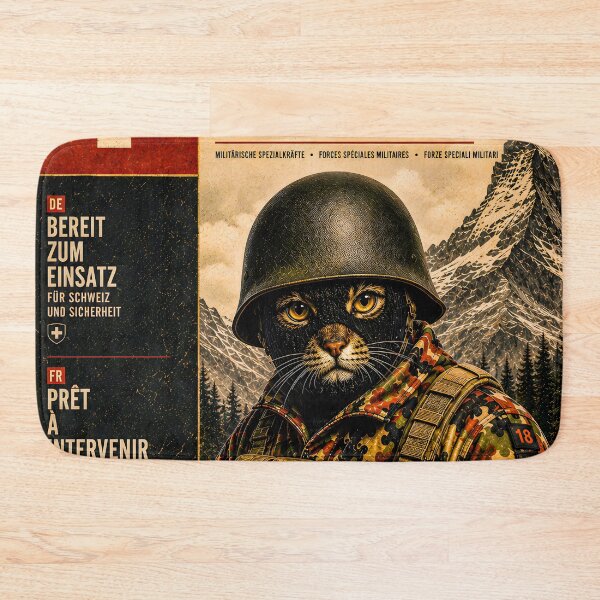 Item preview, Special Forces Cat Posters - Schweitzer Armee Spezialkräfte (CH) designed and sold by OPERATOR-7794.