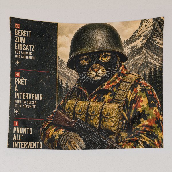 Item preview, Special Forces Cat Posters - Schweitzer Armee Spezialkräfte (CH) designed and sold by OPERATOR-7794.