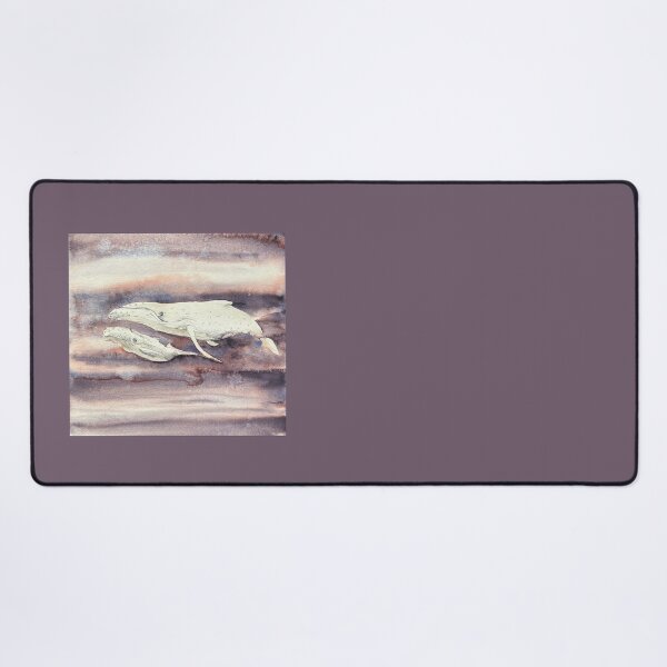 Item preview, Humpback Whale Mother and Calf — Megaptera novaeangliae | Watercolour & Ink designed and sold by SundayGirlTeam.