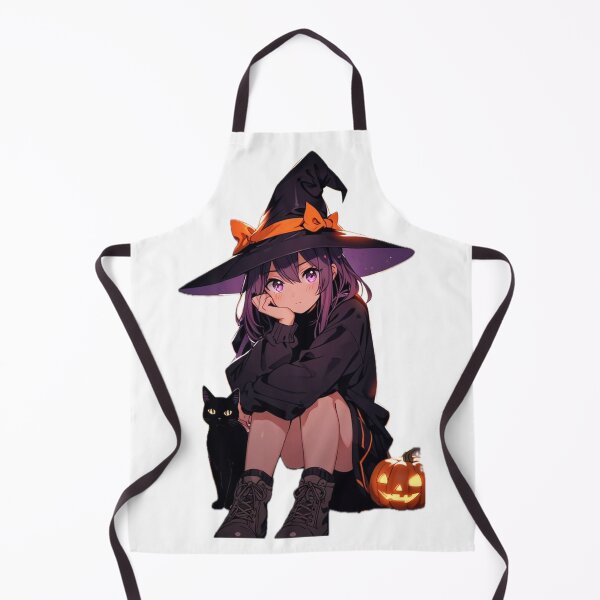 Item preview, Cute Chibi Black Cat Witch Halloween designed and sold by AnimDream .