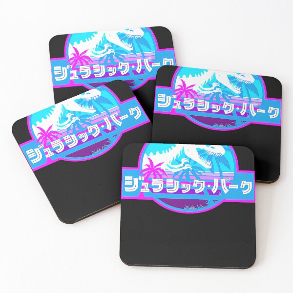 Artikelvorschau, Jurassic Park Vaporwave (Japanisch) entworfen und verkauft von ArcanaGlowCraft.
