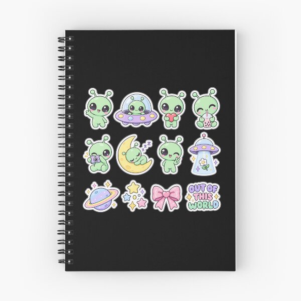 Item preview, Cute Aliens & UFO designed and sold by YnMstudio25.