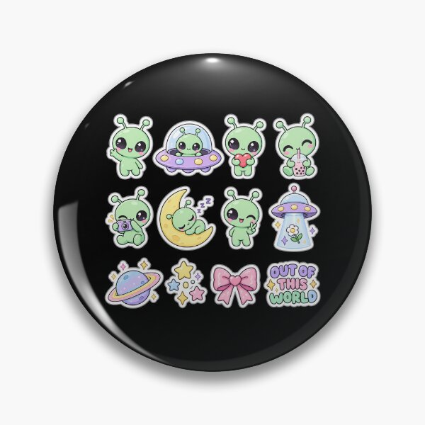 Item preview, Cute Aliens & UFO designed and sold by YnMstudio25.