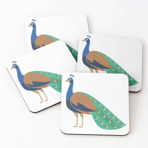 Item preview, Colorful peacock flat design pattern  designed and sold by Tanapan2529.