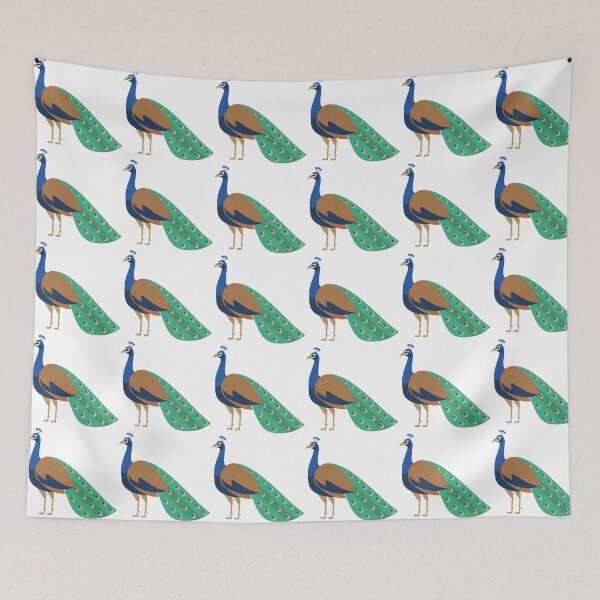 Item preview, Colorful peacock flat design pattern  designed and sold by Tanapan2529.