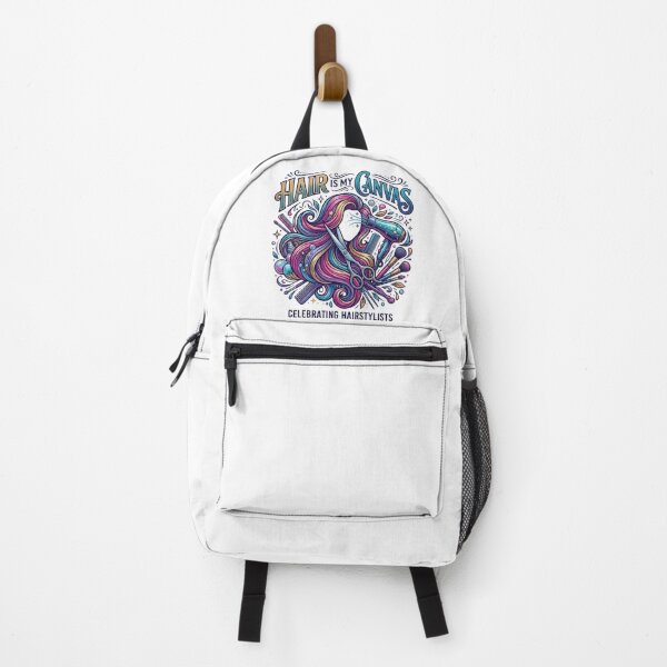 Item preview, Hair Is My Canvas - Modern Hairdresser & Barber Art designed and sold by PixelStyle Studio.