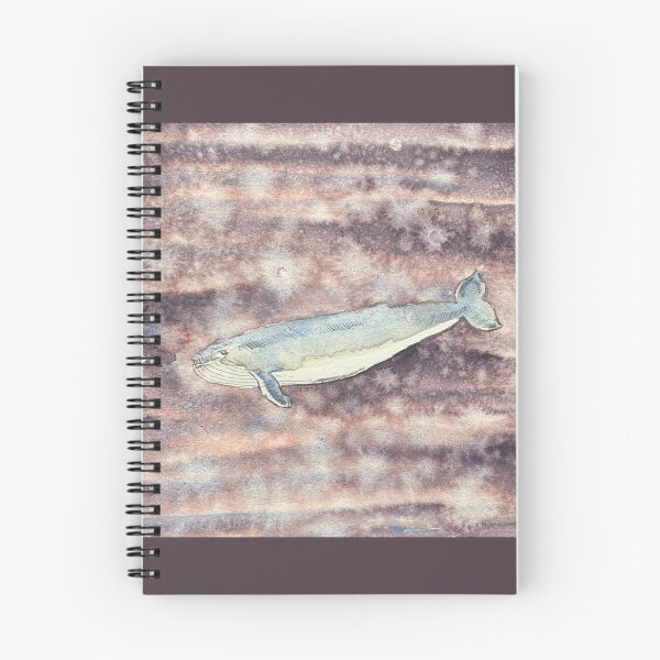 Item preview, Blue Whale Watercolour — Balaenoptera musculus Study designed and sold by SundayGirlTeam.