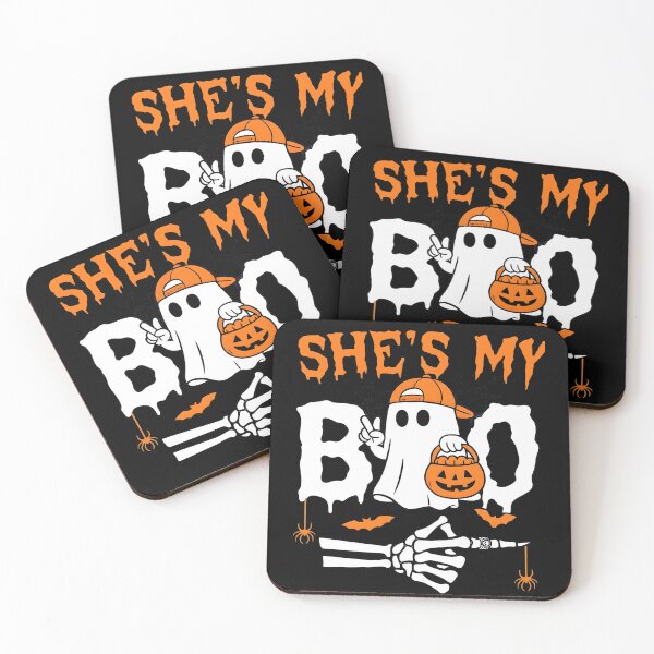 Item preview, Shes My Boo Halloween Couples Ghost designed and sold by KroghDs.