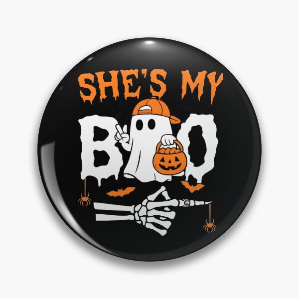 Item preview, Shes My Boo Halloween Couples Ghost designed and sold by KroghDs.