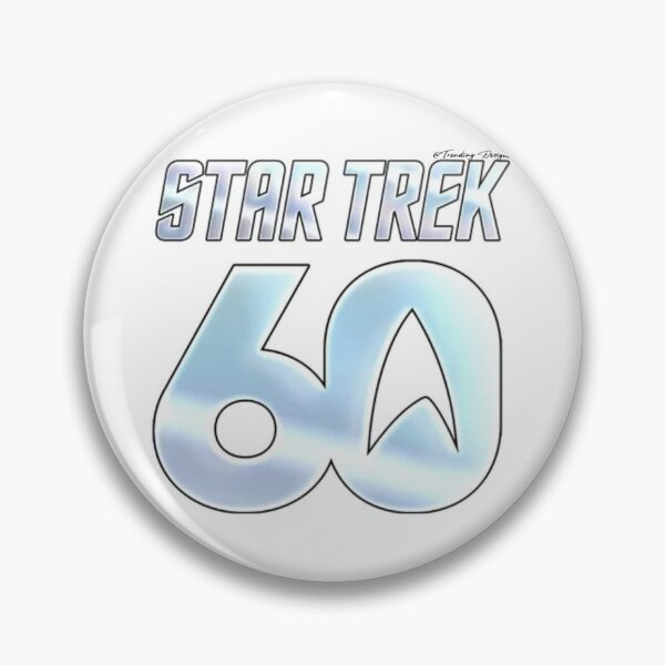 Item preview, The 60th anniversary of Star Trek Stickers designed and sold by TrendingFabrics.