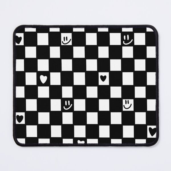 Item preview, Cute Checkerboard Hearts Smiley Pattern designed and sold by ZenithDrip.