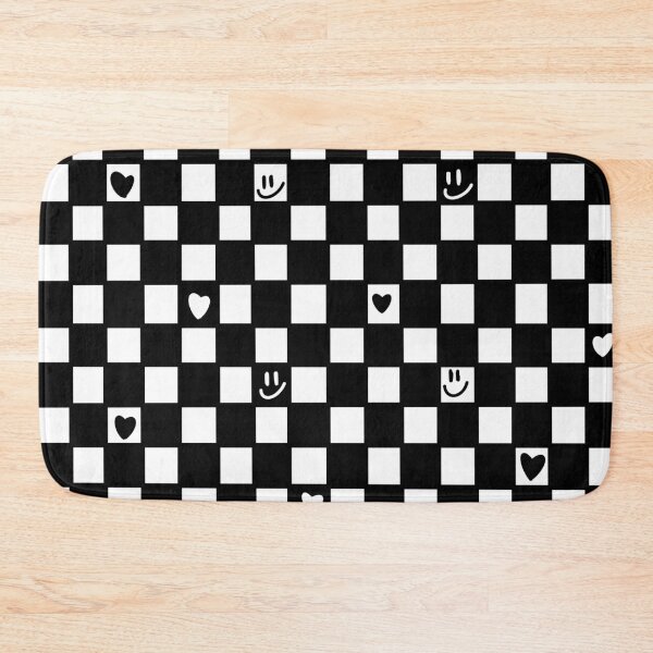 Item preview, Cute Checkerboard Hearts Smiley Pattern designed and sold by ZenithDrip.