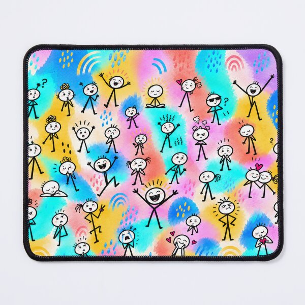 Item preview, A Crowd of Colorful Feelings designed and sold by Qenlo.