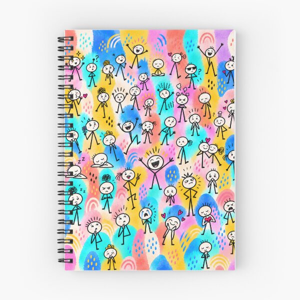 Item preview, A Crowd of Colorful Feelings designed and sold by Qenlo.