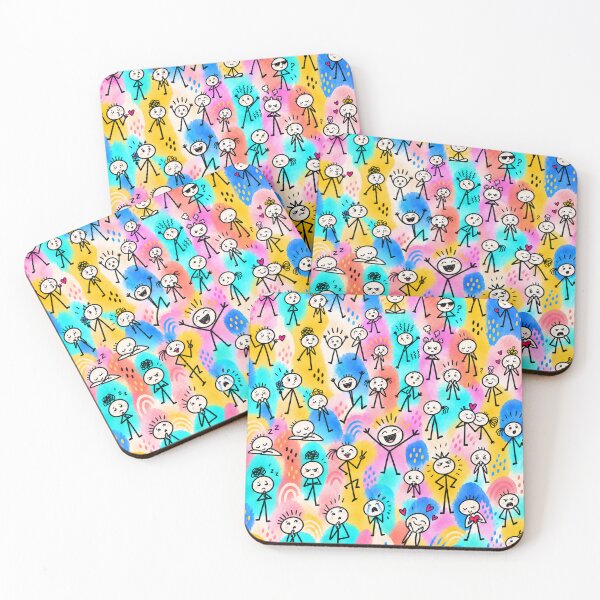 Item preview, A Crowd of Colorful Feelings designed and sold by Qenlo.