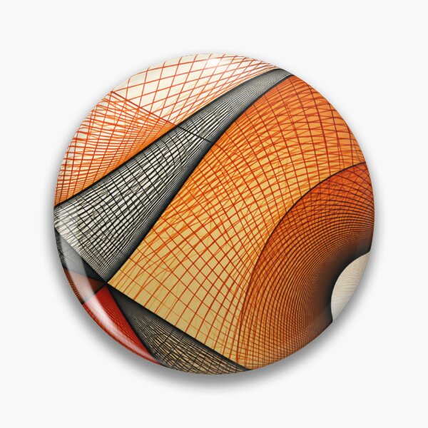 Item preview, Orange Black Abstract Wave Grid designed and sold by NordenPosters.