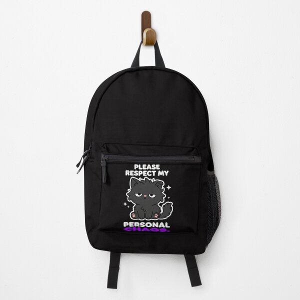 Item preview, Please Respect My Personal Chaos Black Cat Funny Sarcastic designed and sold by Emmatshirt1.