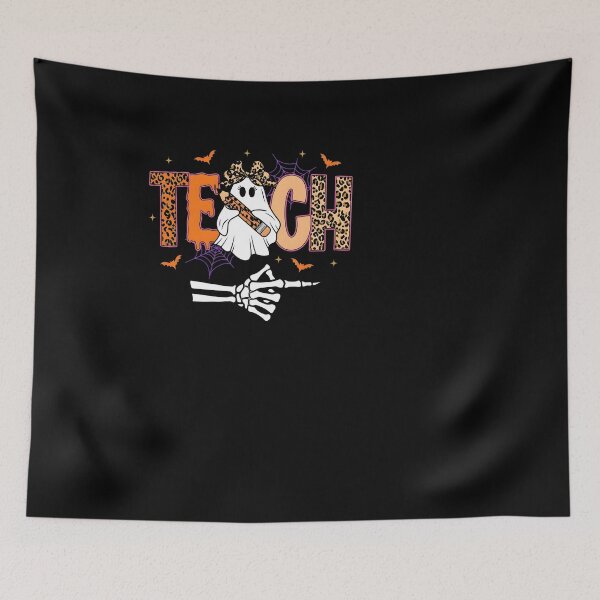 Item preview, Halloween Teacher Ghost Leopard Fall School designed and sold by KroghDs.