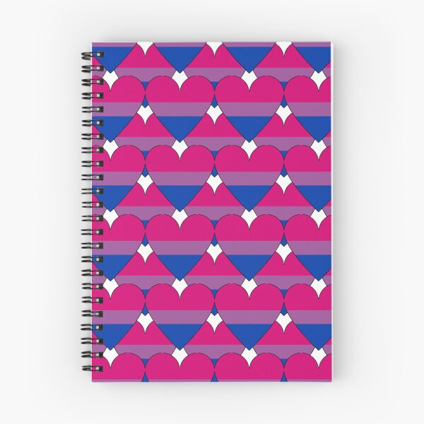 Item preview, Heart With Bisexual Flag Pattern designed and sold by TheIconSmith.