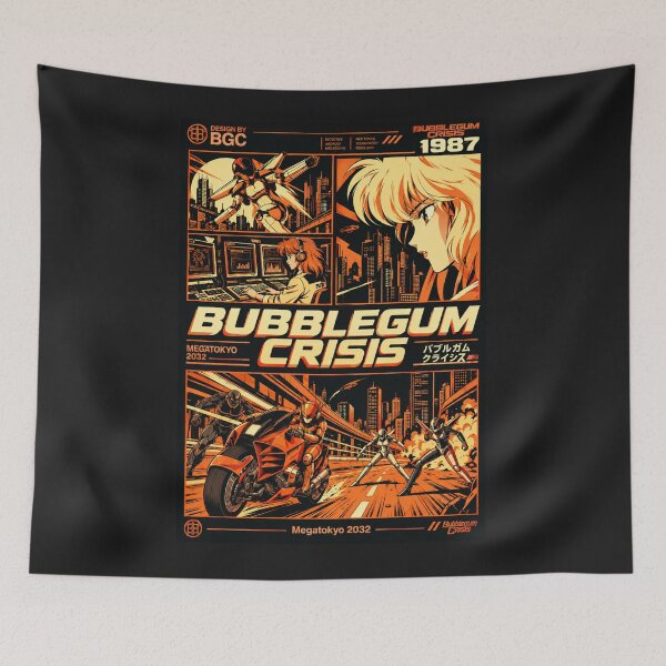 Item preview, Retro Cyberpunk Anime Mega Tokyo 2032 designed and sold by zumerdiego.