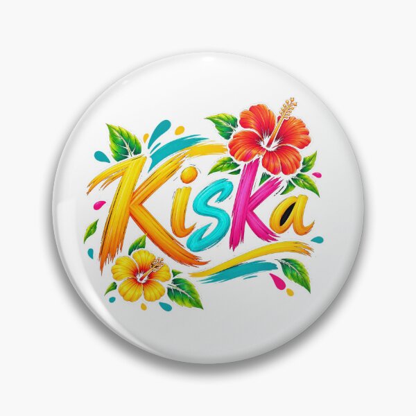 Item preview, Kiska Colorful Tropical Flower Art designed and sold by Design Sounds Studio.